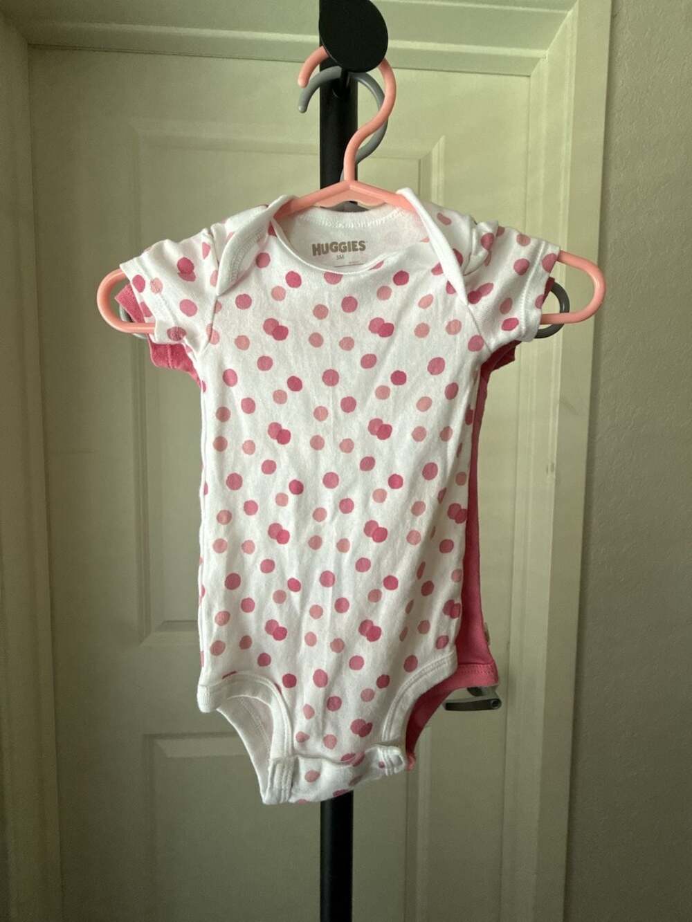 Huggies Baby Girl Short Sleeve Bodysuit Set of 2